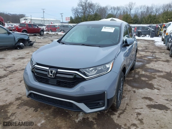 2022 Honda CR-V EX with VIN 2HKRW2H50NH632086, listed as a IAAI auction lot 41543656 with 39,735 mi miles. Bid and sale history available at carsss.com. Image 18.