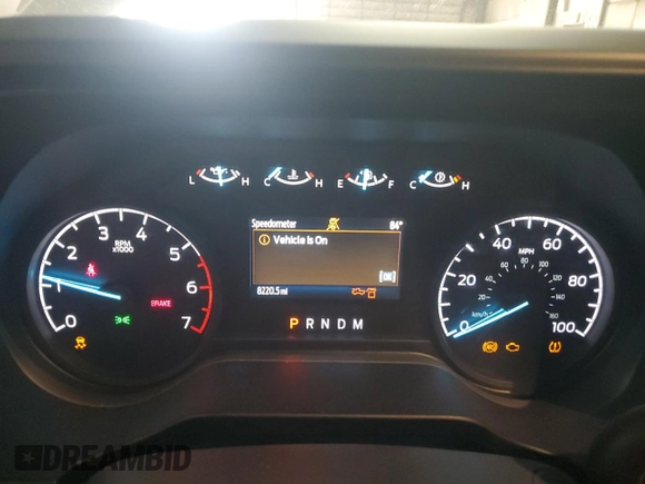 2023 Ford F-250 XL with VIN 1FT7X2BN8PED57681, listed as a Copart auction lot 58341604 with 8,220 mi miles and Salvage title. Bid and sale history available at DreamBid. Image 9.