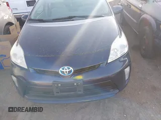 2013 Toyota Prius One with VIN JTDKN3DU1D0350459, listed as a IAAI auction lot 41982187 with 267,002 mi miles. Bid and sale history available at carsss.com. Image 12.