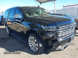 2021 Chevrolet Tahoe Premier with VIN 1GNSKSKD4MR428242, listed as a IAAI auction lot 41142345 with 27,490 mi miles and . Bid and sale history available at DreamBid. Image 1.