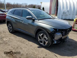 2023 Hyundai Tucson SEL with VIN 5NMJFCAE3PH210830, listed as a Copart auction lot 53682455 with 21,535 mi miles and Salvage Title. Bid and sale history available at DreamBid. Image 4.