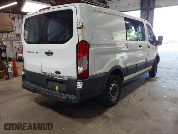 2015 Ford Transit Cargo with VIN 1FTNE1ZM8FKB17731, listed as a IAAI auction lot 42351353 with 74,489 mi miles and . Bid and sale history available at DreamBid. Image 4.