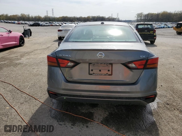 2021 Nissan Altima SV with VIN 1N4BL4DV9MN417824, listed as a Copart auction lot 50983445 with 92,317 mi miles and Salvage Title. Bid and sale history available at carsss.com. Image 6.