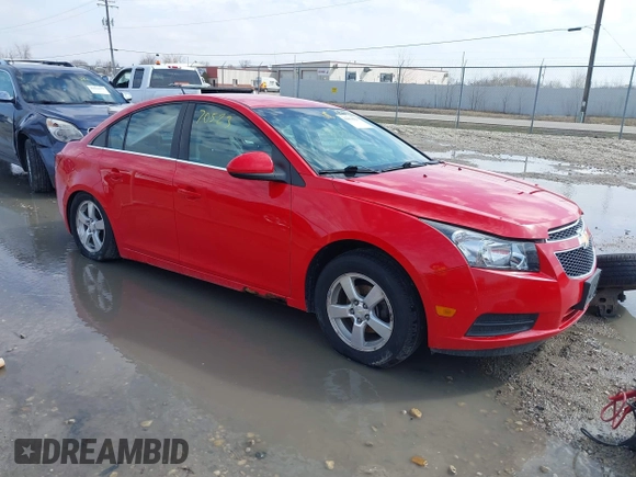2014 Chevrolet Cruze 1LT with VIN 1G1PC5SB0E7324302, listed as a IAAI auction lot 42070523 with 125,860 mi miles and . Bid and sale history available at DreamBid. Image 1.