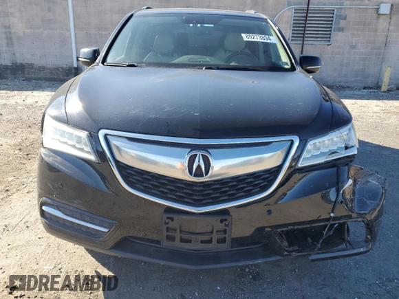 2014 Acura MDX Advance with VIN 5FRYD4H86EB029325, listed as a Copart auction lot 45663895 with 119,219 mi miles and Salvage Title. Bid and sale history available at DreamBid. Image 5.