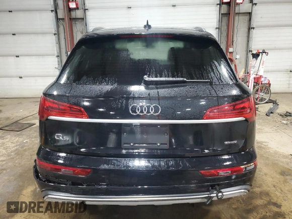 2024 Audi Q5 Premium Plus with VIN WA1BBAFY6R2017287, listed as a Copart auction lot 49304225 with 13,313 mi miles and Salvage title. Bid and sale history available at DreamBid. Image 6.