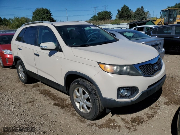 2011 Kia Sorento LX with VIN 5XYKT4A17BG116355, listed as a Copart auction lot 73538344 with 140,989 mi miles and Salvage Title. Bid and sale history available at carsss.com. Image 4.