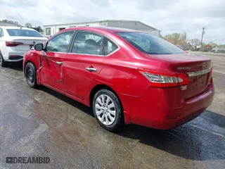 2013 Nissan Sentra SL with VIN 3N1AB7AP9DL772222, listed as a IAAI auction lot 41915455 with 123,279 mi miles. Bid and sale history available at carsss.com. Image 3.