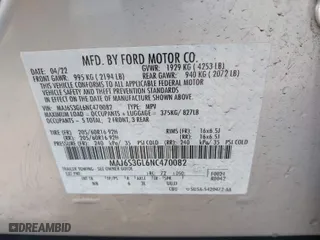 2022 Ford EcoSport SE with VIN MAJ6S3GL6NC470082, listed as a IAAI auction lot 41558332 with 22,577 mi miles. Bid and sale history available at carsss.com. Image 9.