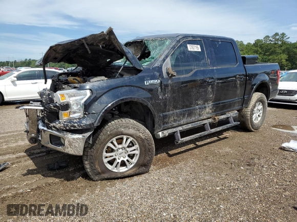 2017 Ford F-150 XL z VIN 1FTEW1EF7HFB53832, wystawiony jako Copart lot #57627195 z przebiegiem Nie podano mil oraz Szkoda całkowita • Salvage title. Historia ofert i sprzedaży dostępna na DreamBid. Obrazek 1.