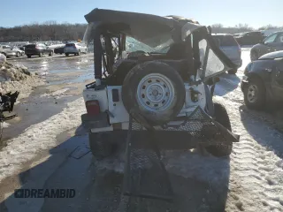 1998 Jeep Wrangler SE with VIN 1J4FY29P0WP707480, listed as a Copart auction lot 88546815 with 0 mi miles and Salvage Title. Bid and sale history available at carsss.com. Image 6.