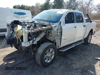 2023 Ram 2500 Big Horn with VIN 3C6UR5DL0PG611149, listed as a IAAI auction lot 41830205 with 58,997 mi miles. Bid and sale history available at carsss.com. Image 2.