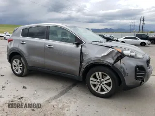 2017 Kia Sportage LX with VIN KNDPMCAC7H7117073, listed as a Copart auction lot 55851145 with 93,347 mi miles and Salvage Title. Bid and sale history available at carsss.com. Image 4.