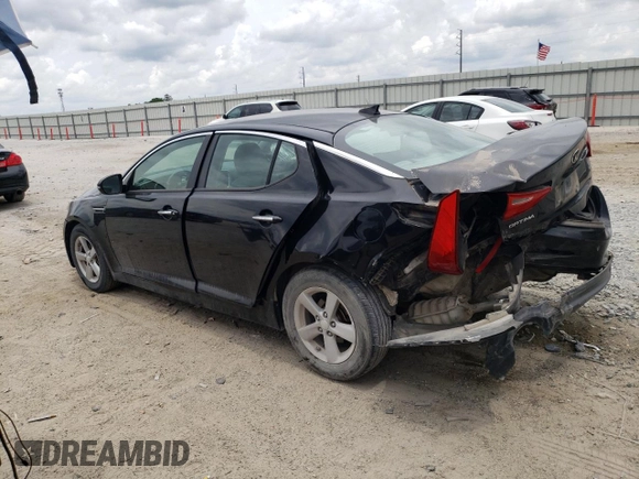 2014 Kia Optima LX z VIN 5XXGM4A73EG322174, wystawiony jako Copart lot #56183635 z przebiegiem 97 173 mil mil oraz Szkoda całkowita • Salvage title. Historia ofert i sprzedaży dostępna na DreamBid. Obrazek 2.