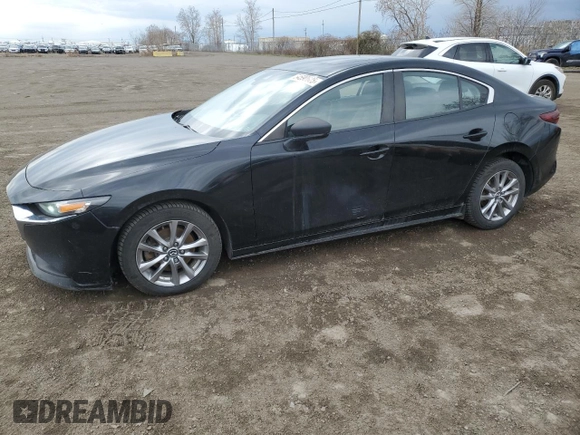 2019 Mazda 3 S Carbon Edition with VIN JM1BPBCM0K1124992, listed as a Copart auction lot 54590625 with 176,932 mi miles and Salvage title. Bid and sale history available at DreamBid. Image 1.