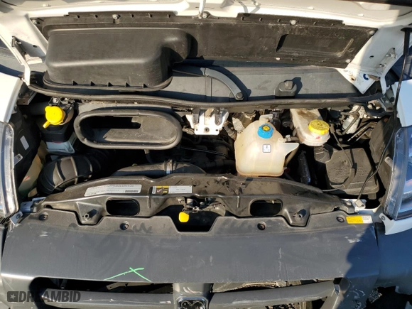 2018 Ram ProMaster Cargo Van with VIN 3C6TRVDG7JE109269, listed as a Copart auction lot 51353975 with 69,879 mi miles and Salvage Title. Bid and sale history available at carsss.com. Image 12.