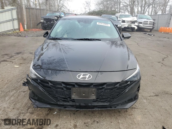 2021 Hyundai Elantra SEL with VIN 5NPLS4AG6MH029439, listed as a Copart auction lot 47414955 with 44,176 mi miles and Salvage Title. Bid and sale history available at carsss.com. Image 5.