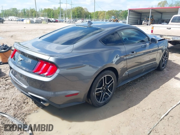 2023 Ford Mustang EcoBoost with VIN 1FA6P8TH6P5105487, listed as a IAAI auction lot 41877024 with 24,066 mi miles. Bid and sale history available at carsss.com. Image 4.