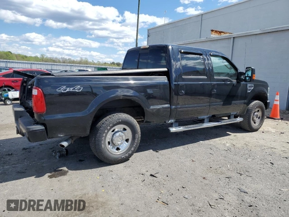 2008 Ford Super Duty F-250 SRW XL with VIN 1FTSW21588EE20603, listed as a Copart auction lot 52768015 with 99,125 mi miles and Salvage Title. Bid and sale history available at carsss.com. Image 3.
