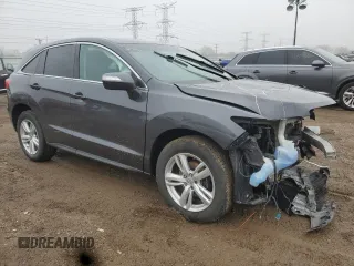 2014 Acura RDX Tech Pkg with VIN 5J8TB4H54EL022976, listed as a Copart auction lot 43689255 with 0 mi miles and Salvage Title. Bid and sale history available at carsss.com. Image 4.