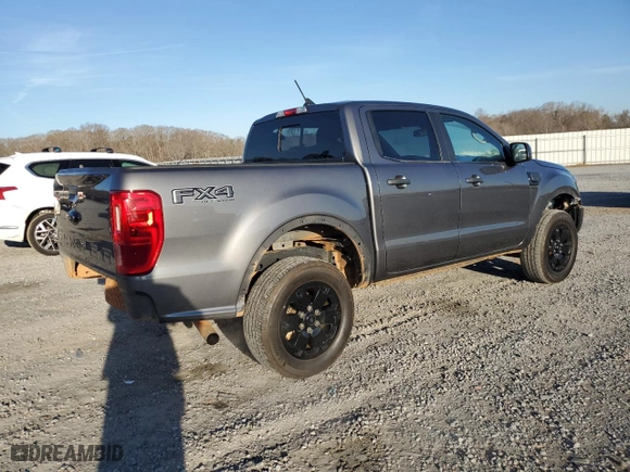 2022 Ford Ranger XL with VIN 1FTER4FH2NLD35590, listed as a Copart auction lot 43265505 with 72,258 mi miles and Salvage Title. Bid and sale history available at carsss.com. Image 3.