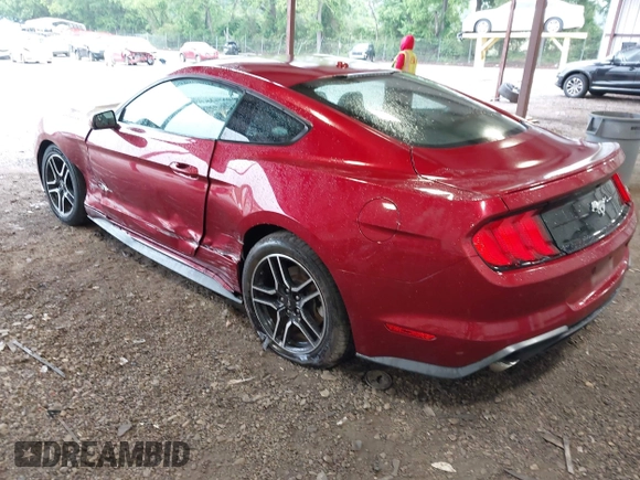 2018 Ford Mustang EcoBoost with VIN 1FA6P8TH7J5101309, listed as a IAAI auction lot 42211115 with 70,661 mi miles and . Bid and sale history available at DreamBid. Image 3.