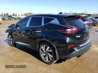 2020 Nissan Murano SL z VIN 5N1AZ2CS0LN128440, wystawiony jako Copart lot #46805115 z przebiegiem 52 188 mil mil oraz Szkoda całkowita • Salvage title. Historia ofert i sprzedaży dostępna na DreamBid. Obrazek 2.