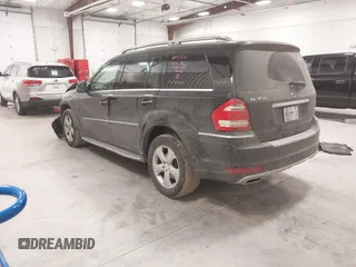 2011 Mercedes-Benz GL-Class GL 450 with VIN 4JGBF7BE2BA737203, listed as a IAAI auction lot 41364607 with 133,921 mi miles. Bid and sale history available at carsss.com. Image 3.