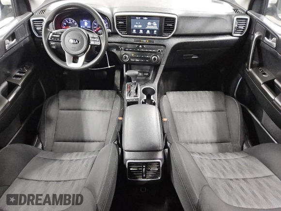 2021 Kia Sportage LX with VIN KNDPMCAC5M7906929, listed as a Copart auction lot 48484915 with 81,764 mi miles and Clean Title. Bid and sale history available at DreamBid. Image 8.