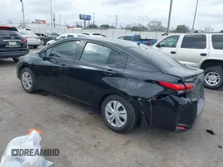 2024 Nissan Versa S with VIN 3N1CN8DV3RL816478, listed as a IAAI auction lot 41710945 with 31,120 mi miles and . Bid and sale history available at carsss.com. Image 3.