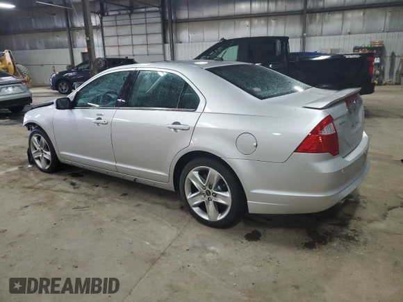 2012 Ford Fusion SPORT with VIN 3FAHP0DC7CR391242, listed as a Copart auction lot 47085245 with 64,003 mi miles and Salvage Title. Bid and sale history available at carsss.com. Image 2.