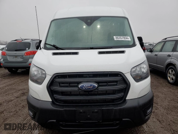 2020 Ford Transit Cargo with VIN 1FTBR2C85LKA39378, listed as a Copart auction lot 86357854 with 54,809 mi miles and Salvage Title. Bid and sale history available at carsss.com. Image 5.