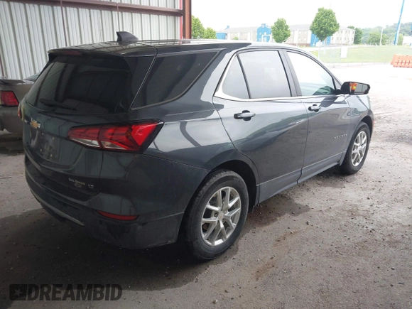 2023 Chevrolet Equinox LT with VIN 3GNAXKEG7PS194957, listed as a IAAI auction lot 42231035 with 56,549 mi miles and . Bid and sale history available at DreamBid. Image 4.