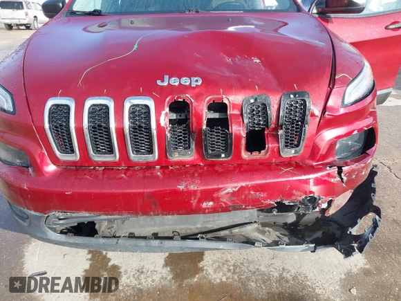 2016 Jeep Cherokee Sport with VIN 1C4PJLAB6GW136136, listed as a IAAI auction lot 41108560 with 97,982 mi miles. Bid and sale history available at carsss.com. Image 6.