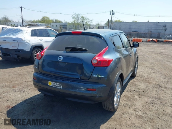 2011 Nissan Juke SL with VIN JN8AF5MV5BT028629, listed as a IAAI auction lot 42116881 with 57,231 mi miles. Bid and sale history available at carsss.com. Image 6.