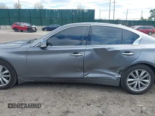2017 Infiniti Q50 2.0t Premium with VIN JN1CV7AR9HM681464, listed as a IAAI auction lot 42055659 with 100,179 mi miles. Bid and sale history available at carsss.com. Image 14.