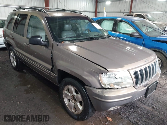 2001 Jeep Grand Cherokee Limited with VIN 1J4GW58N51C581743, listed as a IAAI auction lot 41768215 with 195,862 mi miles. Bid and sale history available at carsss.com. Image 6.
