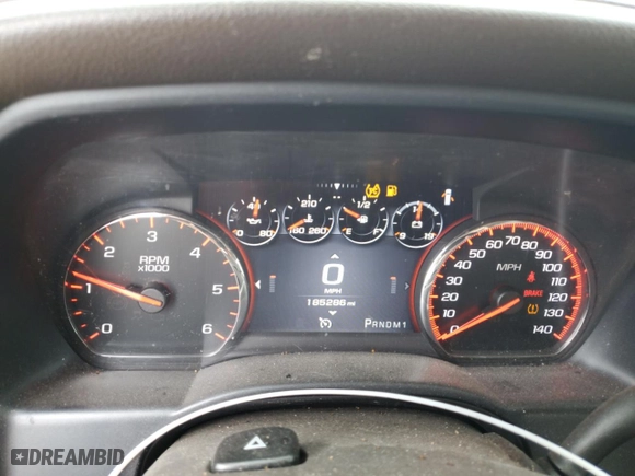 2015 GMC Sierra 2500HD Denali with VIN 1GT120EG3FF679241, listed as a Copart auction lot 67643544 with 185,286 mi miles and Salvage Title. Bid and sale history available at carsss.com. Image 9.