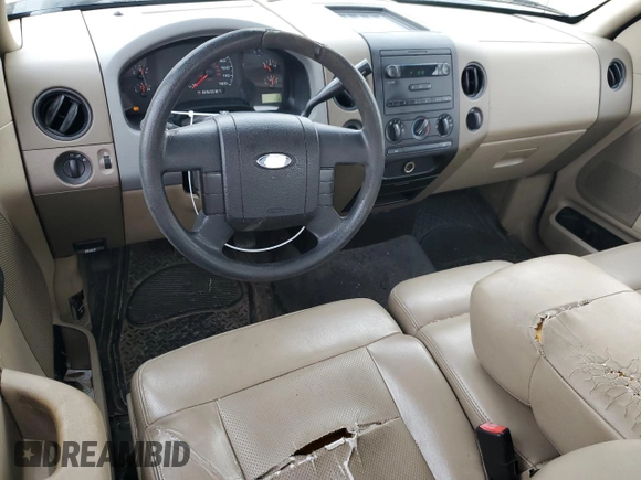 2008 Ford F-150 XL with VIN 1FTRF12W88KB87825, listed as a Copart auction lot 85015484 with 143,823 mi miles and Clean title. Bid and sale history available at DreamBid. Image 8.