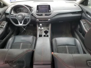 2023 Nissan Altima 2.5 SR with VIN 1N4BL4CV7PN333121, listed as a Copart auction lot 47460585 with 27,537 mi miles and Salvage Title. Bid and sale history available at carsss.com. Image 8.