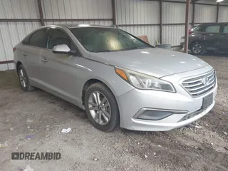 2016 Hyundai Sonata SE with VIN 5NPE24AF5GH357844, listed as a IAAI auction lot 42217108 with 138,227 mi miles and . Bid and sale history available at carsss.com. Image 6.
