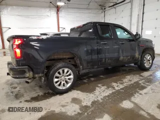 2019 Chevrolet Silverado 1500 Custom with VIN 1GCRYBEH5KZ334971, listed as a Copart auction lot 88051285 with 45,312 mi miles and Salvage Title. Bid and sale history available at DreamBid. Image 3.