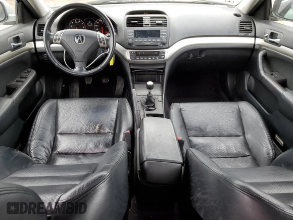 2005 Acura TSX with VIN JH4CL95835C031304, listed as a Copart auction lot 50831355 with 236,203 mi miles and Salvage title. Bid and sale history available at DreamBid. Image 8.