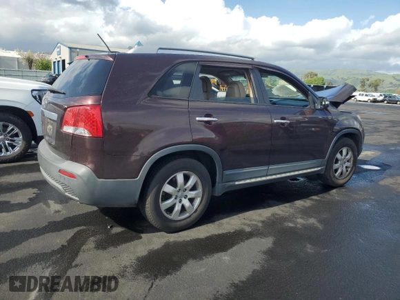 2012 Kia Sorento LX with VIN 5XYKT3A65CG303682, listed as a Copart auction lot 51541035 with 125,886 mi miles and Salvage Title. Bid and sale history available at DreamBid. Image 3.