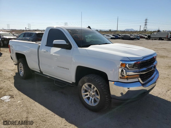2016 Chevrolet Silverado 1500 Work Truck with VIN 1GCNCNEC5GZ411395, listed as a Copart auction lot 88685945 with 33,505 mi miles and Salvage Title. Bid and sale history available at carsss.com. Image 4.