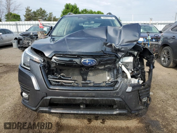 2022 Subaru Forester Touring with VIN JF2SKEEC4NH478130, listed as a Copart auction lot 59207115 with 60,705 mi miles and Salvage title. Bid and sale history available at DreamBid. Image 5.