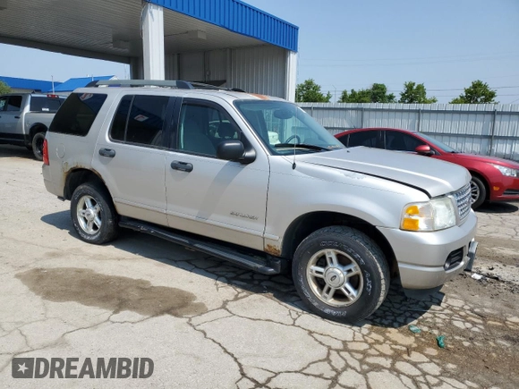 2005 Ford Explorer XLT with VIN 1FMZU73K25UA77935, listed as a Copart auction lot 60049375 with Not provided miles and Salvage title. Bid and sale history available at DreamBid. Image 4.