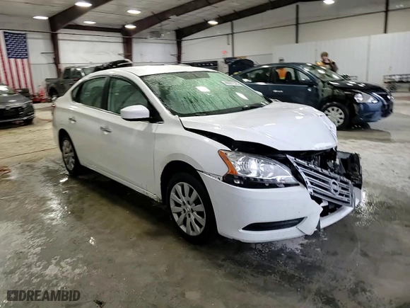 2015 Nissan Sentra SV with VIN 3N1AB7APXFY378847, listed as a Copart auction lot 46881525 with 156,175 mi miles and Salvage Title. Bid and sale history available at carsss.com. Image 13.