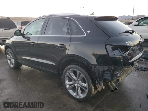 2015 Audi Q3 Prestige with VIN WA1FFCFS5FR013425, listed as a Copart auction lot 88546995 with 39,056 mi miles and Salvage title. Bid and sale history available at DreamBid. Image 2.