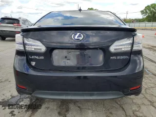 2010 Lexus HS 250h with VIN JTHBB1BA2A2035190, listed as a Copart auction lot 54353255 with 180,017 mi miles and Salvage Title. Bid and sale history available at DreamBid. Image 6.